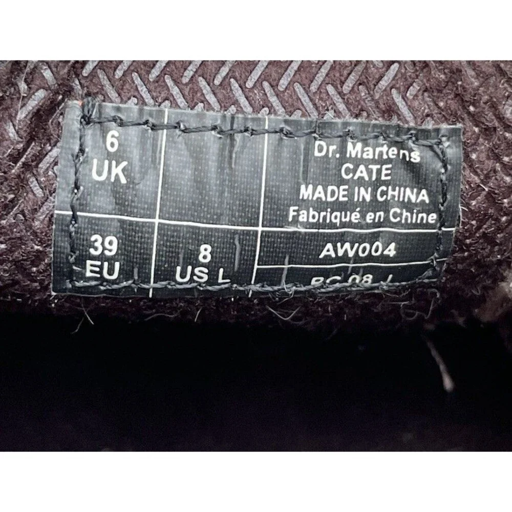 Vintage Brown Dr. Martens CATY 8065 style  Mary Jane Buckle Strap Fisherman US 8